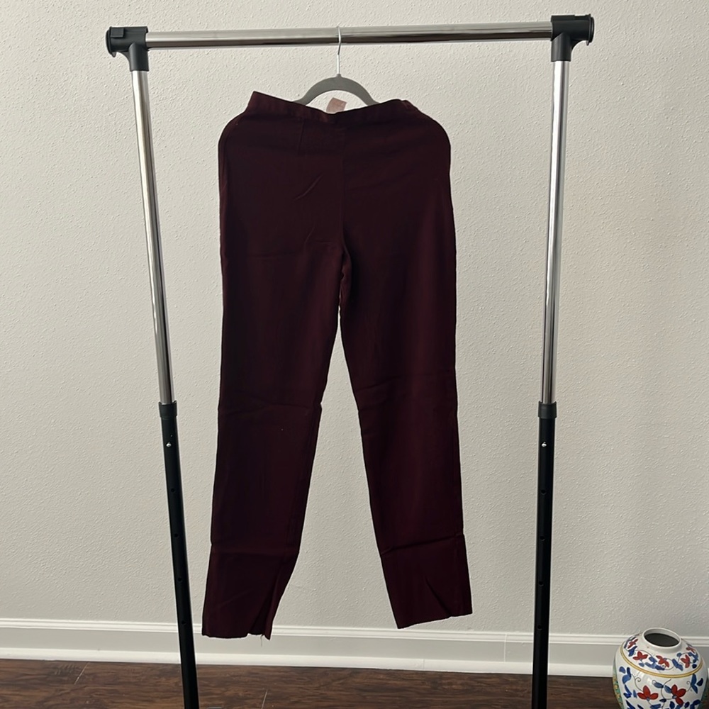 Burgundy Versus Trouser